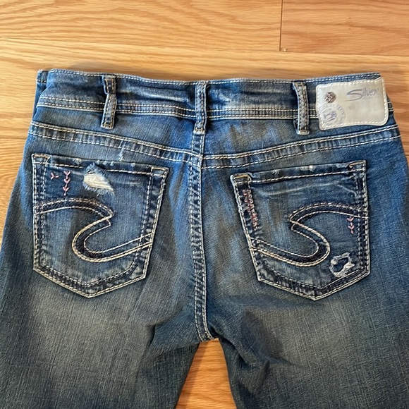 Silver Aiko Midrise Ankle skinny jeans - Picture 4 of 7